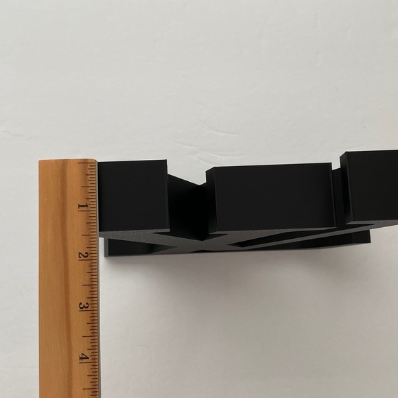 Rare LARGE 8.5" Black LV Art Decor - Picture 6 of 6